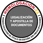 LEGALIZACIÓN Y APOSTILLA