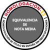 EQUIVALENCIA DE NOTA MEDIA ESPAÑA