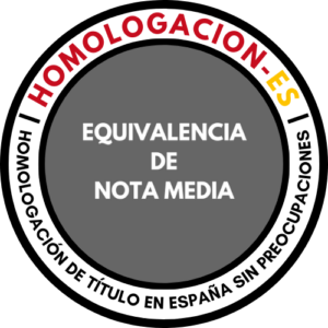 EQUIVALENCIA DE NOTA MEDIA ESPAÑA