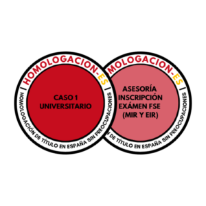 HOMOLOGACION + INSCRIPCION FORMACION SANITARIA ESPECIALIZADA