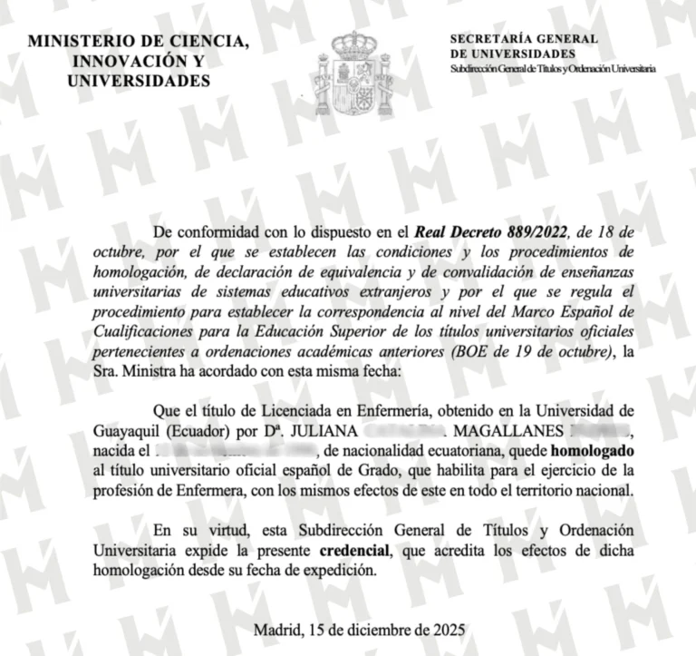 Credencial / Resolución de NOMBRE