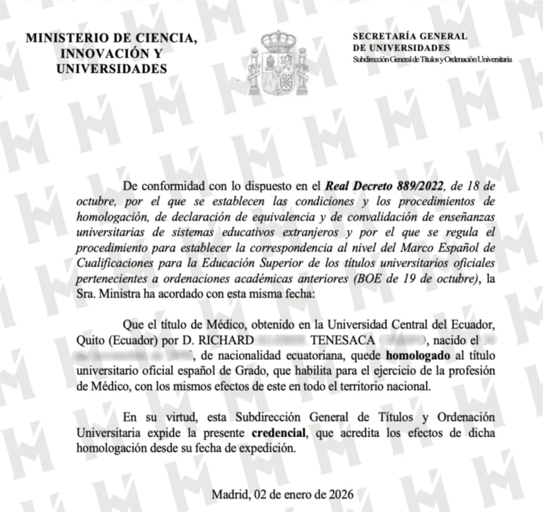 Credencial / Resolución de NOMBRE